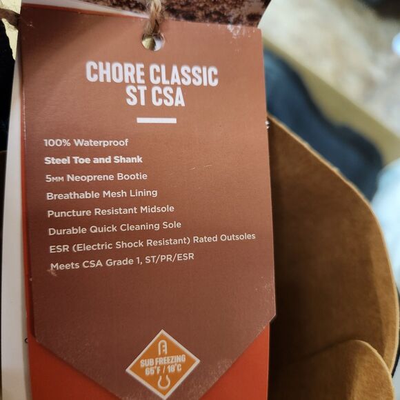 Muck Boot Steel Toe Work Boots – Men’s Size 12, Puncture Resistant, Waterproof - Picture 8 of 11